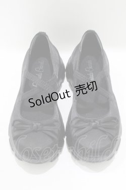 画像1: Cherirulu Chocola / バレエシューズ S ブラック H-25-09-27-039-GO-SH-NS-ZH