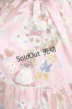 画像4: metamorphose / お菓子のお家シャーリングジャンパースカート Free ピンク H-25-09-27-042-ME-OP-NS-ZH