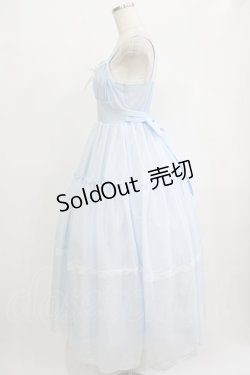 画像2: Lovely Tency / 眞白ありすコラボ/ティアードジャンパースカート S サックス H-25-09-27-044-GO-OP-NS-ZH