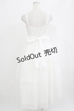 画像3: Lovely Tency / 眞白ありすコラボ/ティアードジャンパースカート S ホワイト H-25-09-27-045-GO-OP-NS-ZH