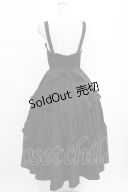 画像3: axes femme kawaii / ロマンティックフリルジャンパースカート M ブラック H-25-09-27-047-AX-OP-NS-ZH