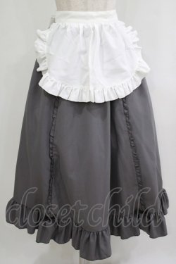 画像1: FLC / MINA*ティアードスカート L グレー H-25-09-27-056-LO-SK-NS-ZH