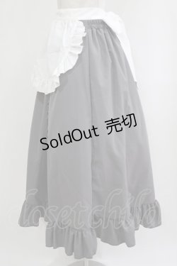 画像2: FLC / MINA*ティアードスカート L グレー H-25-09-27-056-LO-SK-NS-ZH