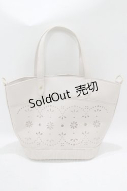 画像2: m petit by misako / AMハナパンチング2WAYバッグ  オフ H-25-09-27-001-LO-BG-NS-ZH