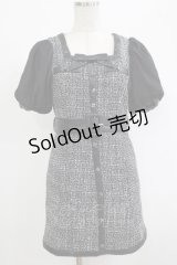 Bubbles / ポイントレザーリボンワンピース Free ブラック H-25-09-27-067-CA-OP-NS-ZH