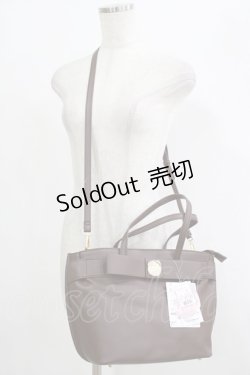 画像1: m petit by misako / TT*AMリボン2WAY  ブラウン H-25-09-27-007-LO-BG-NS-ZH