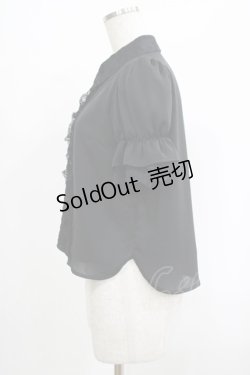 画像2: evelyn / レース襟ブラウス Free ブラック H-25-09-27-071-LO-BL-NS-ZH