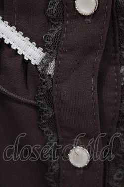 画像4: axes femme / バイカラーリボンブラウス M ブラウン H-25-09-27-072-AX-BL-NS-ZH