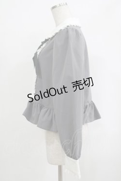 画像2: Cherirulu Chocola / MYリボンマルエリブラウス L グレー H-25-09-27-076-GO-BL-NS-ZH