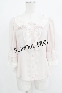 画像1: ALICE and the PIRATES / アナスタシアの蝶々衿ブラウス Free 渋ピンク H-25-09-27-077-PA-BL-NS-ZH