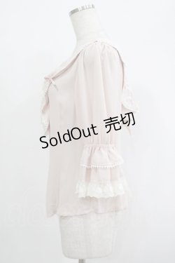 画像2: ALICE and the PIRATES / アナスタシアの蝶々衿ブラウス Free 渋ピンク H-25-09-27-077-PA-BL-NS-ZH