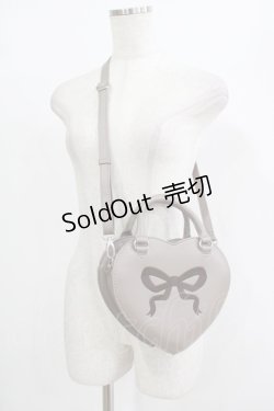 画像1: FLC / MINA*ハートショルダーバッグ  ダークベージュ H-25-09-27-011-LO-BG-NS-ZH