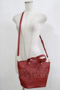 m petit by misako / AMハナパンチング2WAYバッグ  レッド H-25-09-27-013-LO-BG-NS-ZH