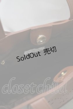 画像4: m petit by misako / AMハナパンチング2WAYバッグ  ブラウン H-25-09-27-014-LO-BG-NS-ZH