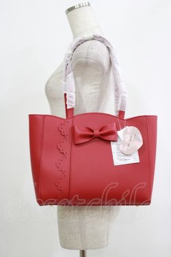 画像1: m petit by misako / TT*AMリボンTT  レッド H-25-09-27-018-LO-BG-NS-ZH