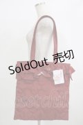m petit by misako / TT*AMフリルトート  濃赤 H-25-09-27-003-LO-BG-NS-ZH