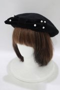 m petit by misako / TT*AMリボンBベレー  ブラック H-25-09-27-027-LO-AC-NS-ZH