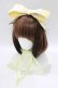 画像1: metamorphose / うさぎカフェリボンヘッドドレス  イエロー H-25-09-27-033-ME-AC-NS-ZH (1)