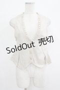 axes femme / ジャガードベスト M ベージュ H-25-09-28-028-AX-TO-NS-ZH