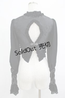 画像3: 時織魔女（海外ロリータブランド） / ジャガードボレロ M ブラック H-25-09-28-030-PU-TO-NS-ZH