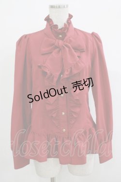 画像1: ALICE and the PIRATES / Romeoブラウス Free ボルドー H-25-09-28-034-PA-BL-NS-ZH