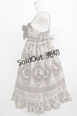 画像2: ALICE and the PIRATES / アリスのトランプタータン柄ジャンパースカートII Free ベージュ H-25-09-28-003-PA-OP-NS-ZH