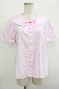 Angelic Pretty / ギンガムRibbonブラウス Free ピンク H-25-09-28-038-AP-BL-NS-ZH