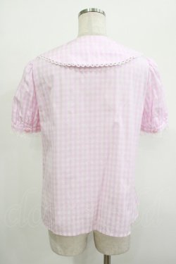画像3: Angelic Pretty / ギンガムRibbonブラウス Free ピンク H-25-09-28-038-AP-BL-NS-ZH