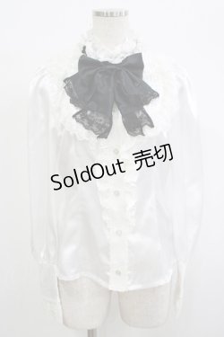 画像1: ALICE and the PIRATES / クラウンブラウス Free オフ/ブラック H-25-09-28-039-PA-BL-NS-ZH