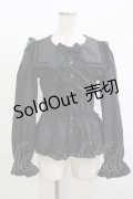 metamorphose / スクエアセーラーカラーシャーリングブラウス サイズ1 ブラック H-25-09-28-040-ME-BL-NS-ZH