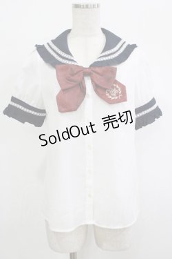 画像1: Secret Honey / セーラーブラウス Free オフ H-25-09-28-043-CA-BL-NS-ZH