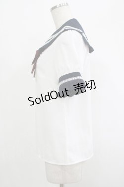 画像2: Secret Honey / セーラーブラウス Free オフ H-25-09-28-043-CA-BL-NS-ZH