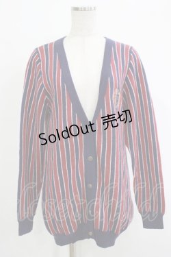 画像1: ALICE and the PIRATES / レジメンタルストライプカーディガン Free ネイビー H-25-09-28-048-PA-TO-NS-ZH