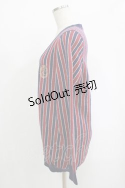 画像2: ALICE and the PIRATES / レジメンタルストライプカーディガン Free ネイビー H-25-09-28-048-PA-TO-NS-ZH