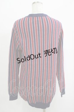 画像3: ALICE and the PIRATES / レジメンタルストライプカーディガン Free ネイビー H-25-09-28-048-PA-TO-NS-ZH