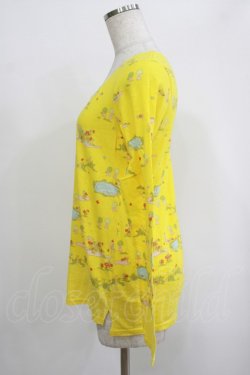画像2: Cherir la femme / オリプリトップス M イエロー H-25-09-28-051-LO-TO-NS-ZH