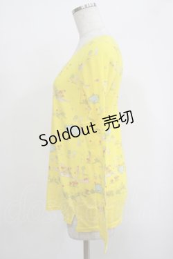 画像2: Cherir la femme / オリプリトップス M イエロー H-25-09-28-051-LO-TO-NS-ZH