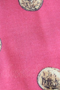 画像6: Jane Marple Dans Le Salon / Granny’s buttonsクロスカラードレス  ローズ×ライトベージュ H-25-09-28-1022-JM-OP-KB-ZH