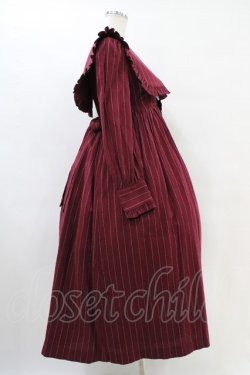 画像3: Sheglit / アネモネのフリルワンピース M ボルドー H-25-09-28-1023-EL-OP-KB-ZH
