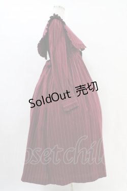 画像3: Sheglit / アネモネのフリルワンピース M ボルドー H-25-09-28-1023-EL-OP-KB-ZH