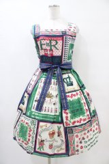 Jane Marple / Here's to the Queenのスクエアドレス - ネイビー H-25-09-28-1028-JM-OP-KB-ZH