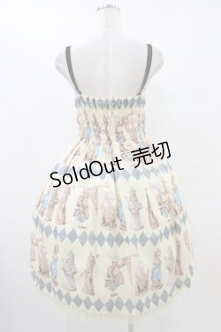 画像2: Emily Temple cute / チェスノースリーブワンピース  アイボリー H-25-09-28-1032-ET-OP-KB-ZH