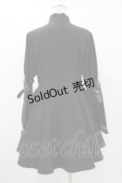 画像2: LISTEN FLAVOR / 黒薔薇の束縛ベルトワンピ  ブラック H-25-09-28-1034-PU-OP-KB-ZH