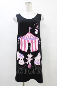 yaponskii / プリントロングタンク  黒 H-25-09-28-1048-PU-TO-KB-ZT491