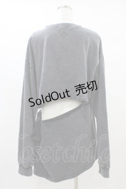 画像2: REFLEM / セパレートクロップトレーナー  チャコール H-25-09-28-1050-PU-TO-KB-ZH