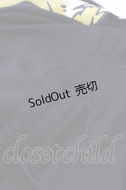 画像3: 【SALE】LISTEN FLAVOR / プリントサイドギャザーカットソー  黒 H-25-09-28-1054-PU-TO-KB-ZT138