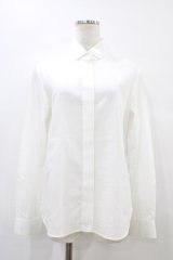 Moi-meme-Moitie / タイ付シャツ 9 白 H-25-09-28-1058-MO-BL-KB-ZH