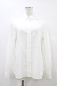 Moi-meme-Moitie / タイ付シャツ 9 白 H-25-09-28-1058-MO-BL-KB-ZH