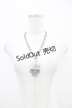 画像2: SEX POT ReVeNGe / スカルチェーンネックレス  シルバー H-25-09-28-1002-SP-AC-KB-ZH