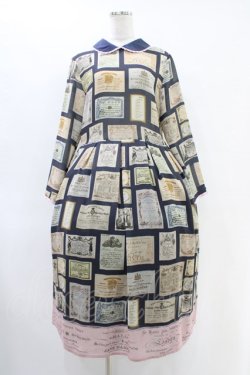 画像1: Jane Marple / Precious invitationsコレットドレス Free ネイビー H-25-09-28-1012-JM-OP-KB-ZH